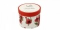 Cana Lina, Duo, 430 ml, portelan, alb/rosu