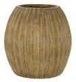 Vaza decorativa Breeze, Mauro Ferretti, 32x32.5 cm, oxid de magneziu, verde inchis