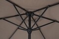 Umbrela pentru gradina / terasa, Kalife, Bizzotto, Ø 250 cm, stalp Ø 36 / 38 mm, aluminiu, grej