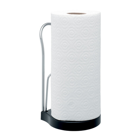 Suport rola servetele bucatarie, Brabantia, Brilliant, 12.3x15x22.3 cm, otel, argintiu lucios