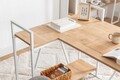 Birou, Arnetti, Lissa Kose, 140x90x85 cm, PAL, Safir / Alb