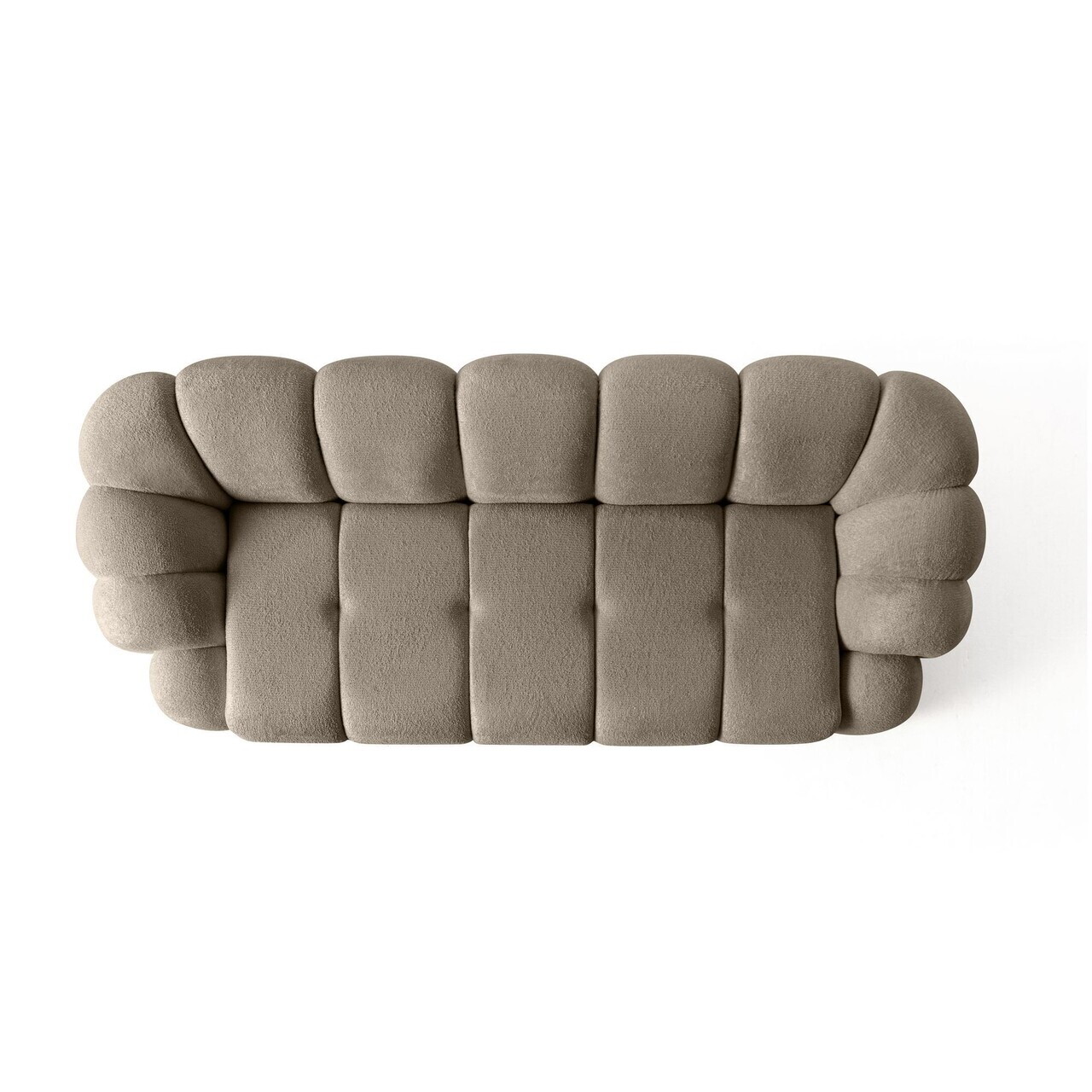 Canapea 3 locuri, Atelier del Sofa, 752EST1130, Lemn de carpen/PAL melaminat, Maro - view 6
