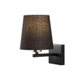 Aplica de perete, Opviq, 892OPV1257, Metal, Negru / Nichel / Crem