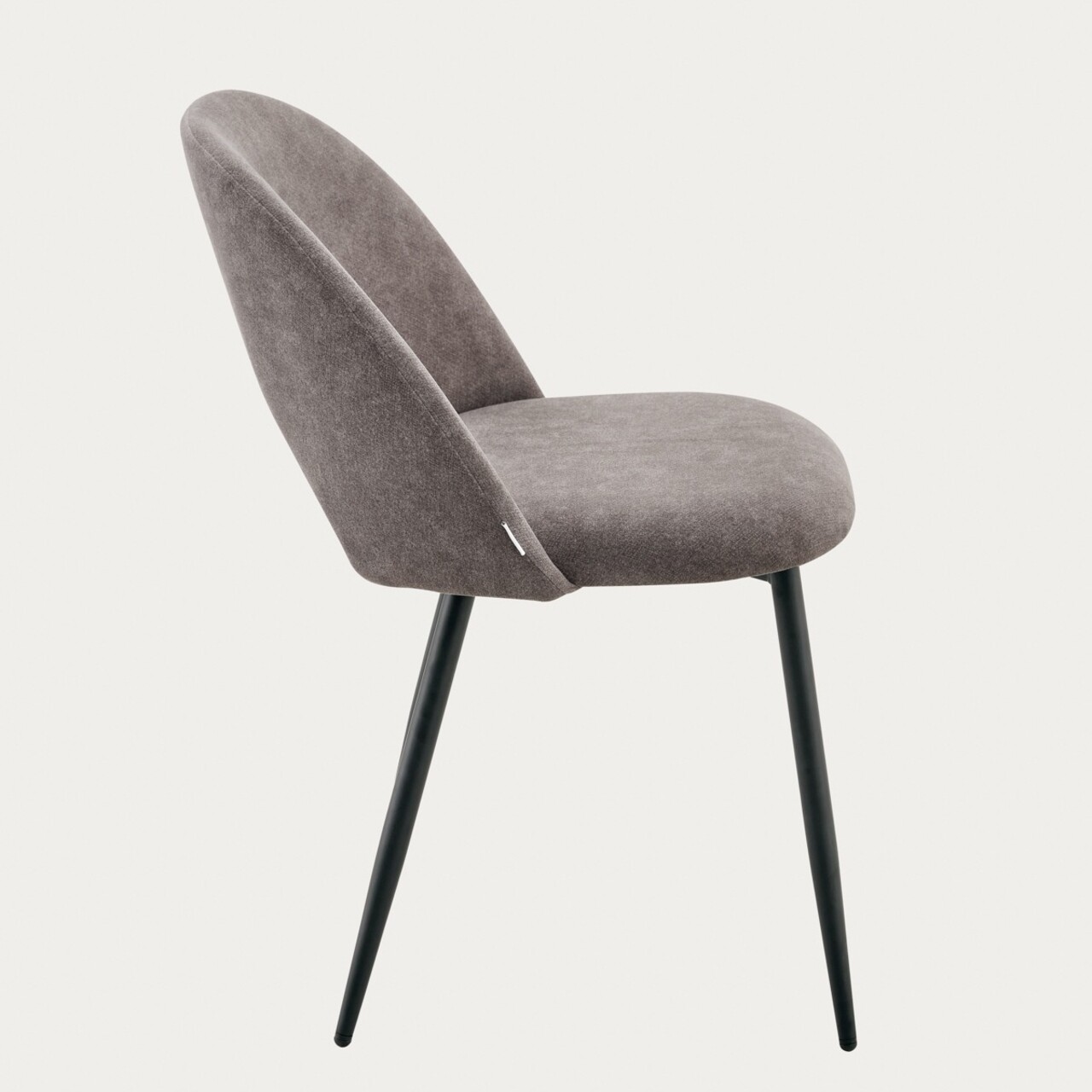 Scaun Trivio, Homla, 57x49x78 cm, metal/poliester, gri - view 2
