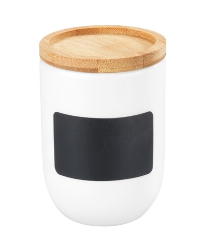 Recipient depozitare condimente, wenko, waia, 100 ml, 6 x 9 x 6 cm, ceramica/bambus