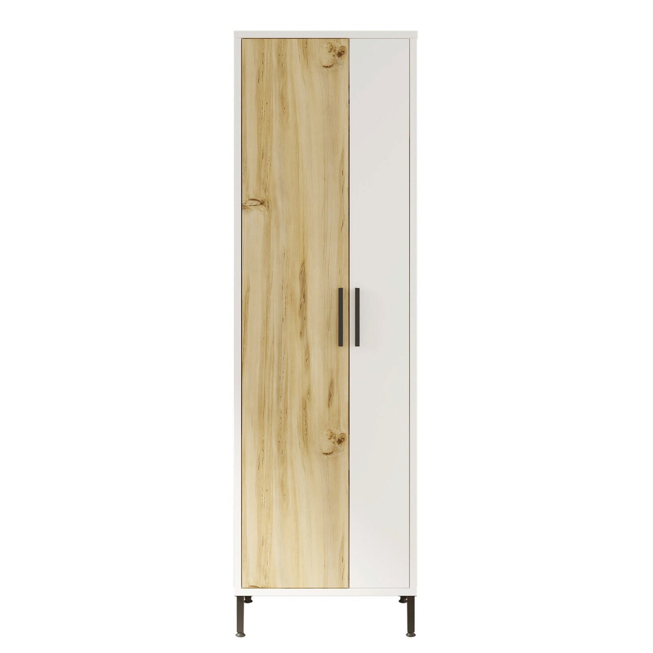 Dulap multifunctional, Locelso, DY1-WK, 50.4x165x35.7 cm, Nuc/Alb