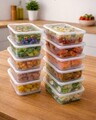 Set recipiente depozitare, Hermia, 639OKK1227, Transparent