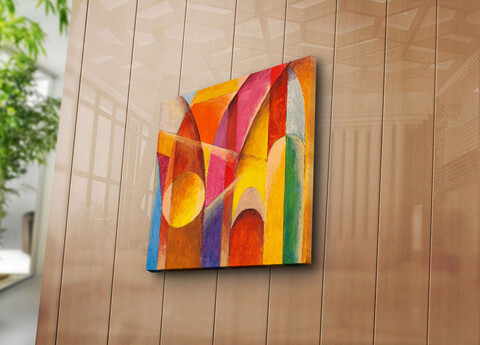 Tablou decorativ, 4545k-94, canvas, dimensiune: 45 x 45 cm, multicolor
