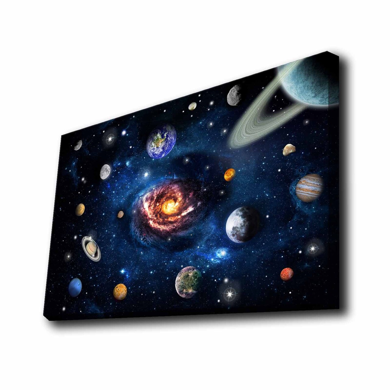Tablou decorativ cu lumina LED, 4570KTLGDACT, Dimensiune: 45 x 70 cm, Multicolor - view 3