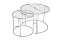 Set masuta de cafea, Nordure, Aurum, Negru/Transparent