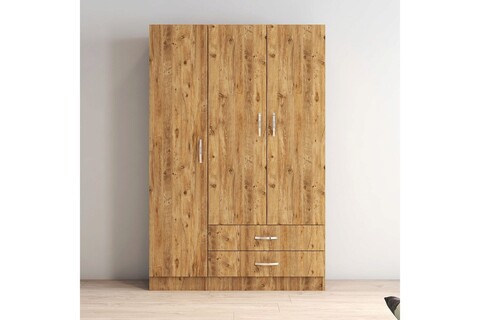 Dulap pentru haine, Tanmob, GRD0502, 120×181.8×46.5 cm, PAL , Pinul Atlantic 120x181.8x46.5 imagine 2022
