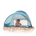 Cort de plaja cu piscina pentru copii Tenfun, InnovaGoods, cu protectie UV UPF 50+, 81 x 72 x 110 cm, albastru