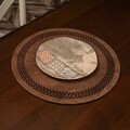 Set suporturi pentru farfurie, Payna, 790PYN1179, Lemn , Produs lucrat manual, Wenge