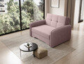 Canapea extensibila 1 loc, ELTAP, Laine, 102x109x84 cm, lemn/poliester, somon