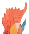Figurina decorativa Fish Rubic, Mauro Ferretti, 28x8x25 cm, polirasina, multicolor