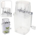 Aparat de zdrobit gheata, 12x12x23.5 cm, poliester, transparent