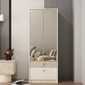 Dulap multifunctional, Hanah Home, Valento, 70x180x40 cm, Piatră Lunii / Travertin