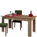 Masa dining extensibila, Comforty, Huqqa, 78 x 150 x 80 cm, pal melaminat, stejar