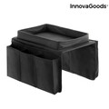 Tavita pentru canapea cu organizator de telecomenzi InnovaGoods, 26x17 cm