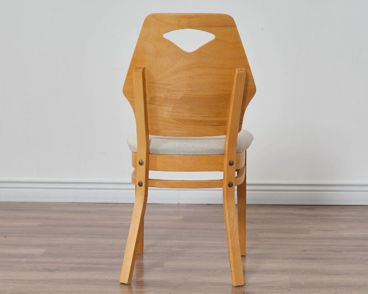 Set de scaune (2 Pieces), Hanah Home, Nou, Lemn, Stejar / Bej - view 3