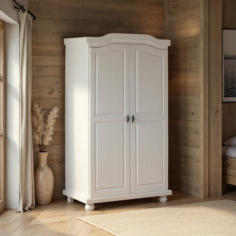 Dulap Hedda, Inter Link, 104x56x180 cm, lemn, alb