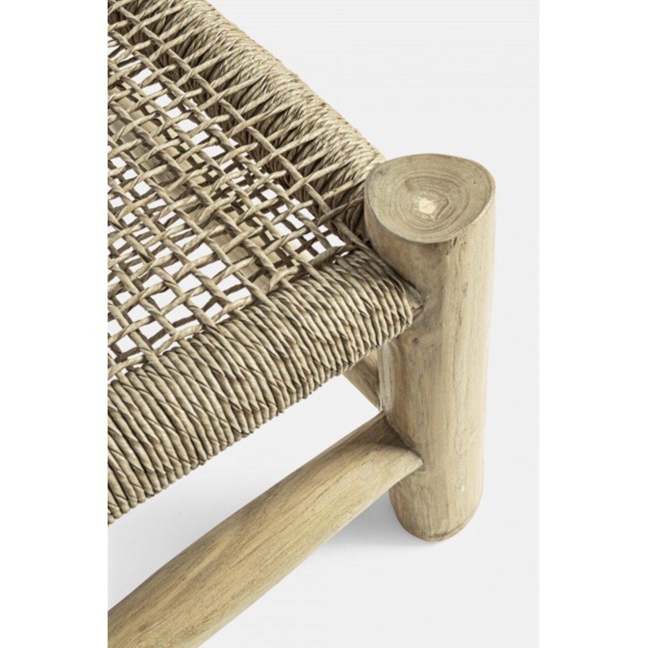 Sezlong, Lampok, Bizzotto, 185x80x70 cm, lemn de tec/fibre sintetice viro - 2 | YEO