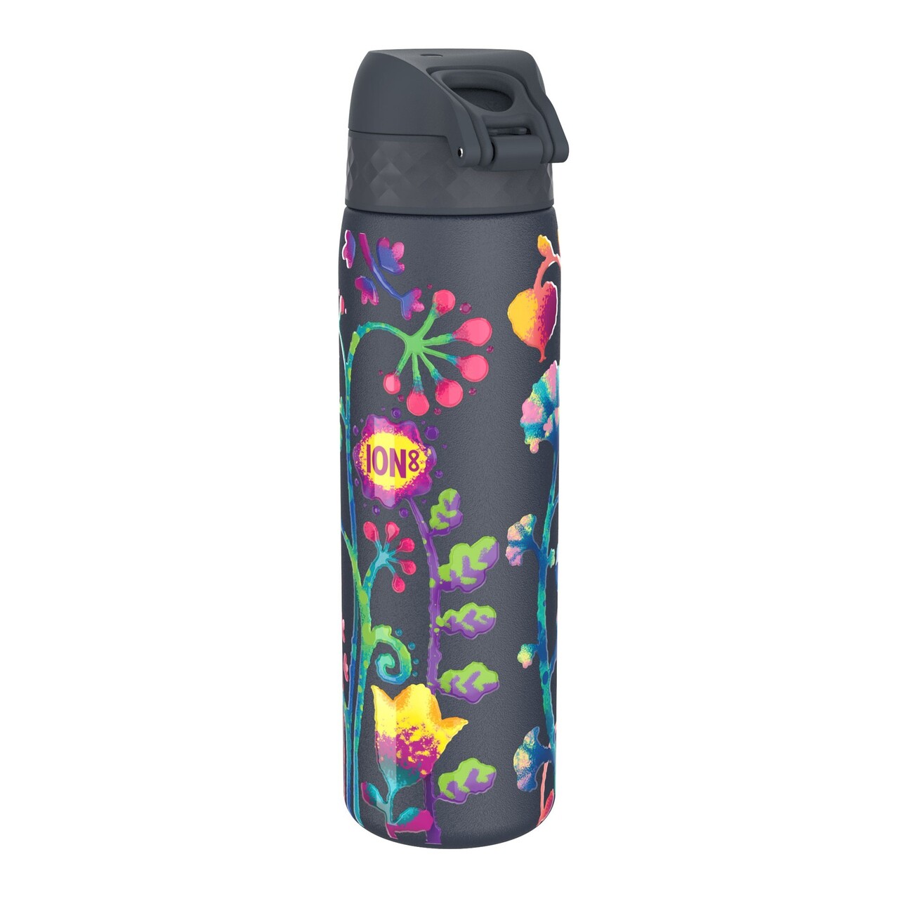 Sticla apa pentru copii Slim, inox, 500ml, Bright Floral - Ion8 - imagine 3