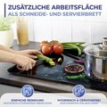 Protectie universala pentru aragaz Maximex, Rosemary, 56x50 cm, sticla, multicolor