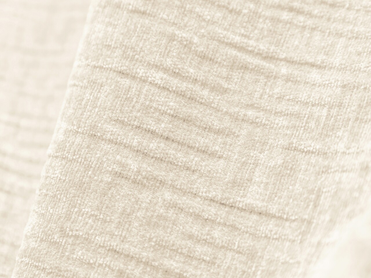 Taburet, Kaelle, Micadoni Home, BL, 100x80x38 cm, poliester chenille, bej deschis - 2 | YEO