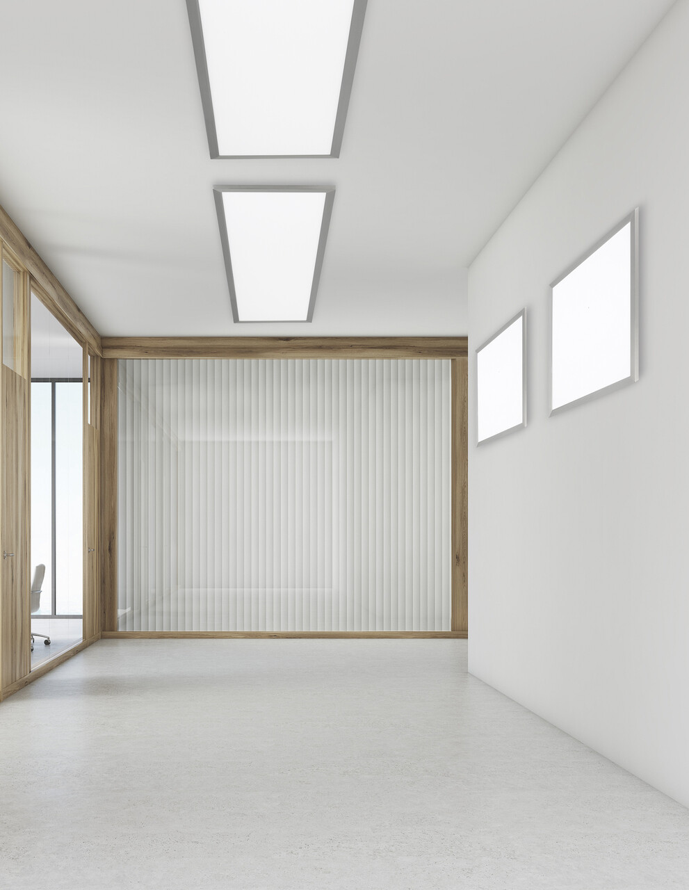 Plafoniera Phoenix, TRIO, 120x30x4 cm, 31W, 1x SMD, metal, nichel mat