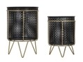 Set 2 ghivece Fashion, Mauro Ferretti, Ø 19,5x28-17x23 cm, fier