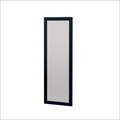 Oglinda decorativa, Siam, Omilo, 40x105x2 cm, MDF , Negru