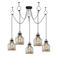 Lustra, Opviq, 892OPV1689, Metal, Negru