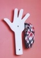 Cuier Hand Shape, Mauro Ferretti, 40x26 cm, MDF, alb