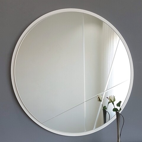 Oglinda decorativa A704, Neostill, 60 cm, argintiu