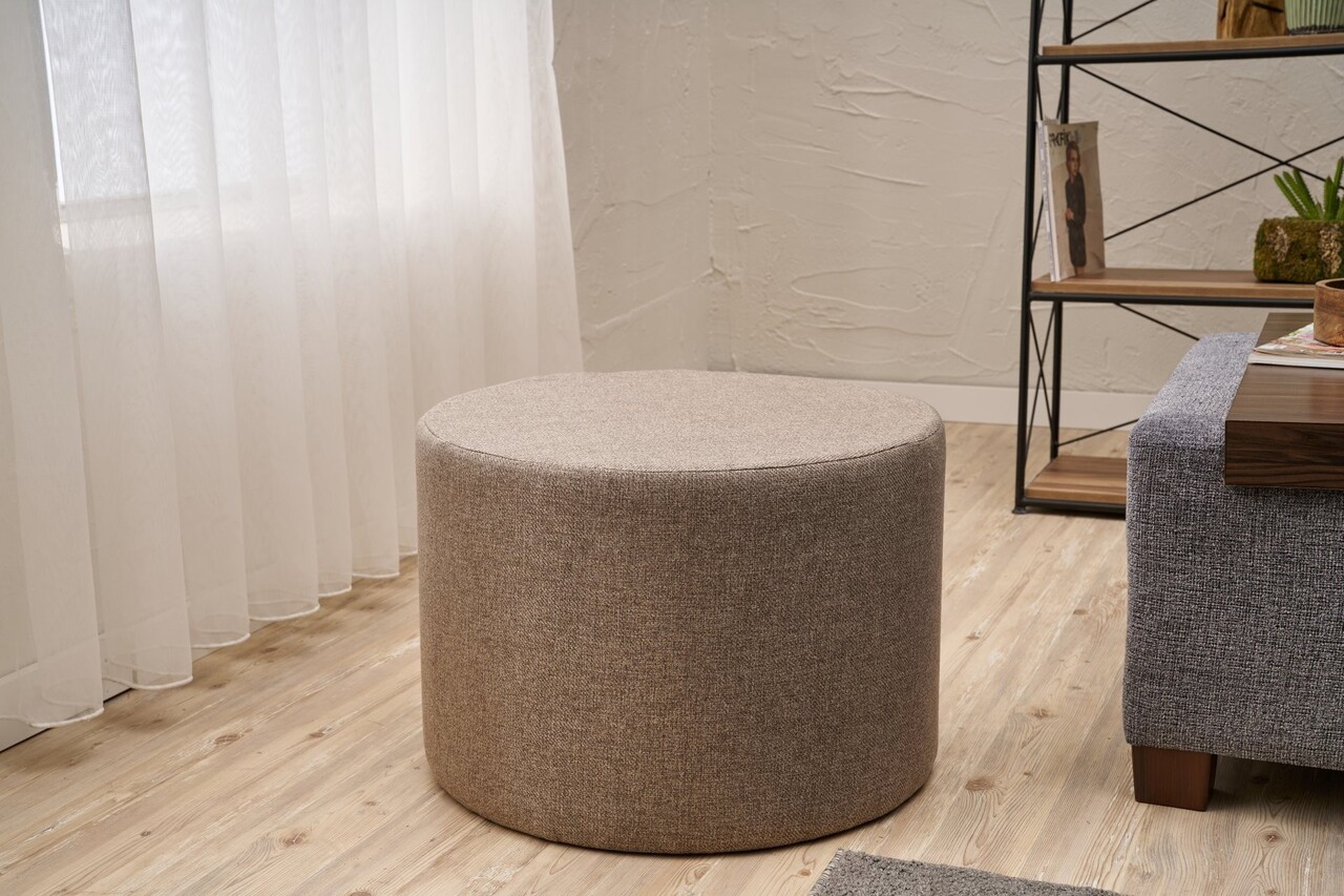Taburet, Atelier del Sofa, 825BLC5199, Lemn, Maro - view 2