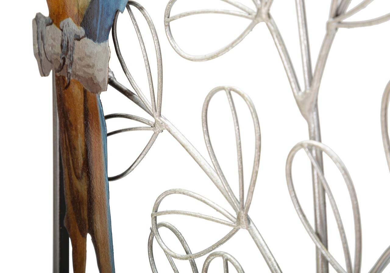 Decoratiune de perete Parrot, Mauro Ferretti, 28.6 x 74.3 cm, fier, multicolor - 1 | YEO