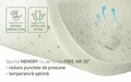 Topper saltea Diamond Luxury, H 8 cm spuma memory, 120x200 cm