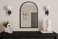 Oglinda decorativa, Siam, Brilya, 60x90x2.2 cm, Negru