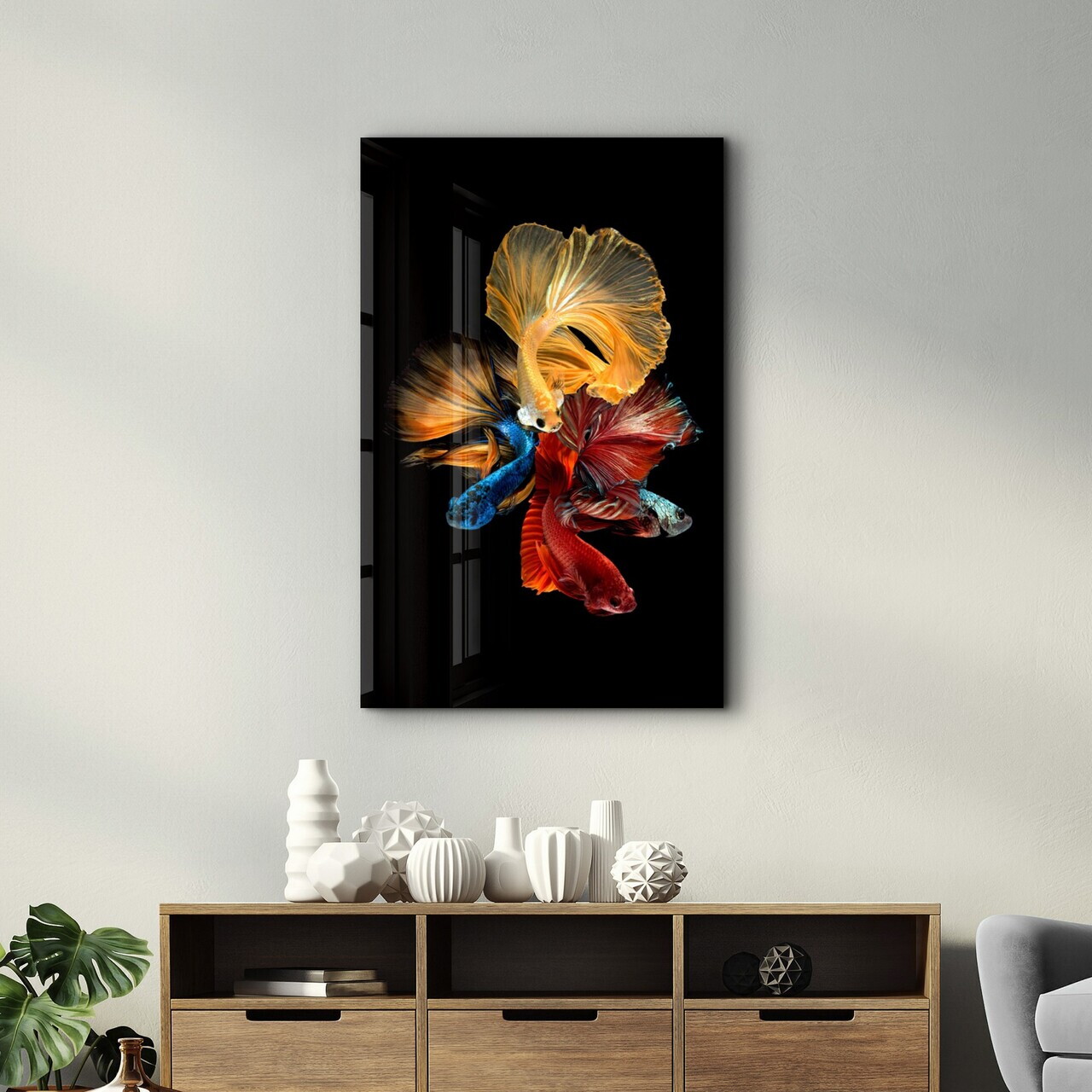 Tablou decorativ, OGLS-8090, Dimensiuni: 46 x 72 cm, Multicolor — imaginea 3