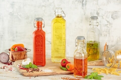 Sticla cu dop, kilner, olivia, 0.30 l, sticla, transparent