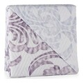 Cuvertura matlasata 2 fete Single Damascado, Gift Decor, 180 x 260 cm, poliester, alb