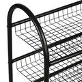 Pantofar, Puqa Design, Roger, 69x29x20 cm, Metal, Negru