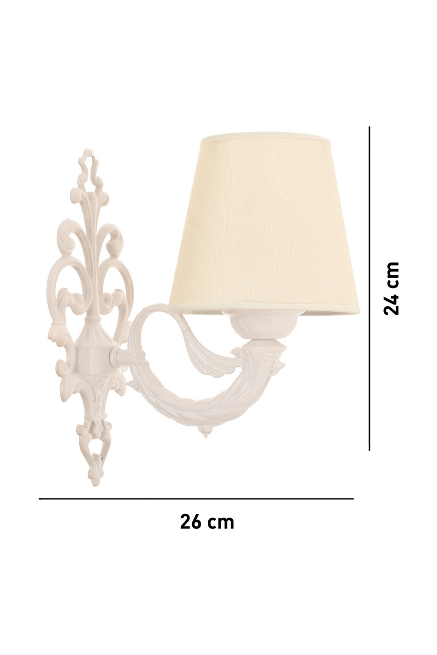 Aplica de perete, Opviq, 390FLH2360, Crem/Alb - view 4