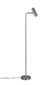 Lampadar Marley, TRIO, 23x39x151 cm, 5W, 1x GU10, metal, argintiu mat