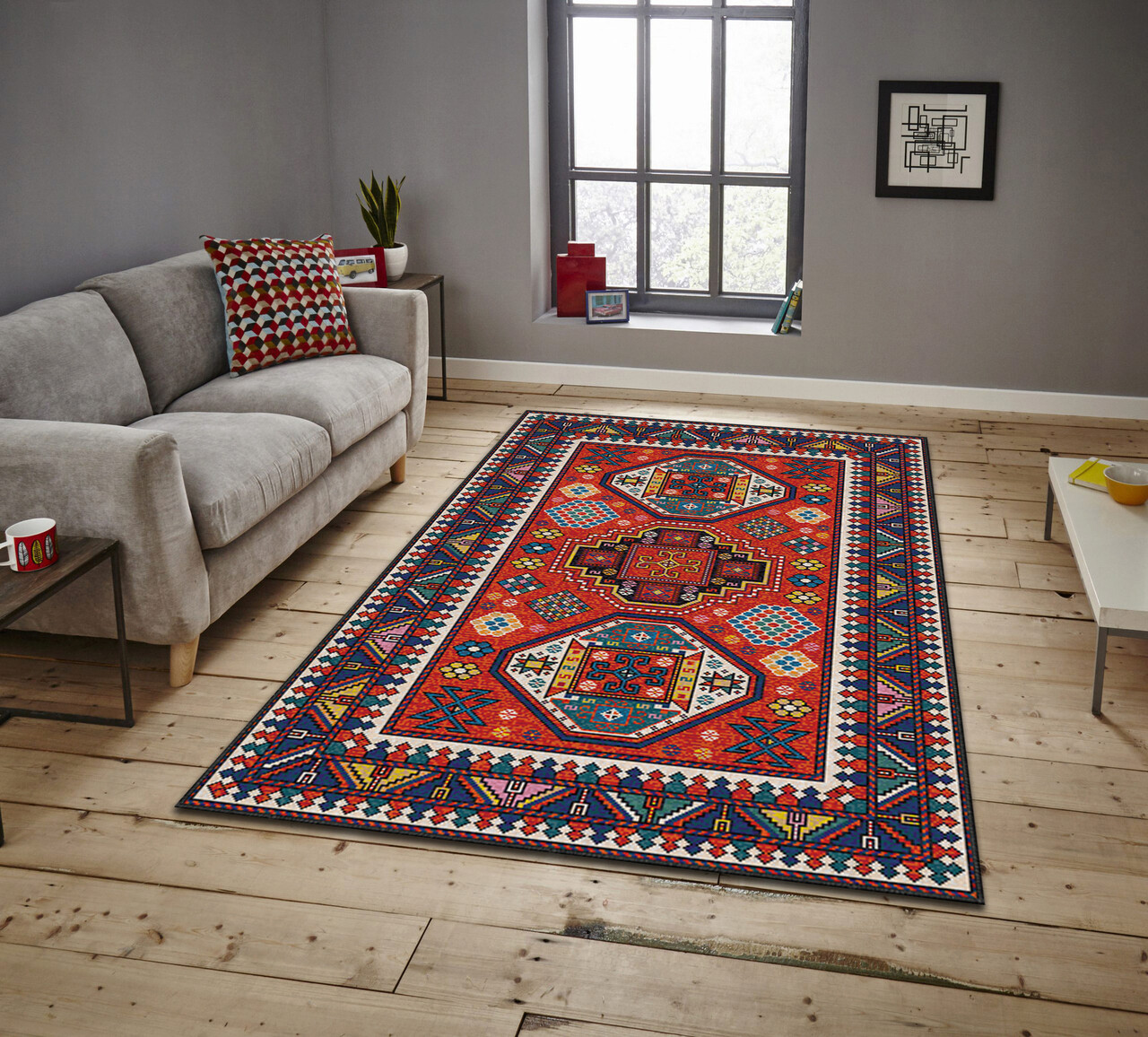 Covor ASR CRPT-113  80x140 cm Poliester Multicolor