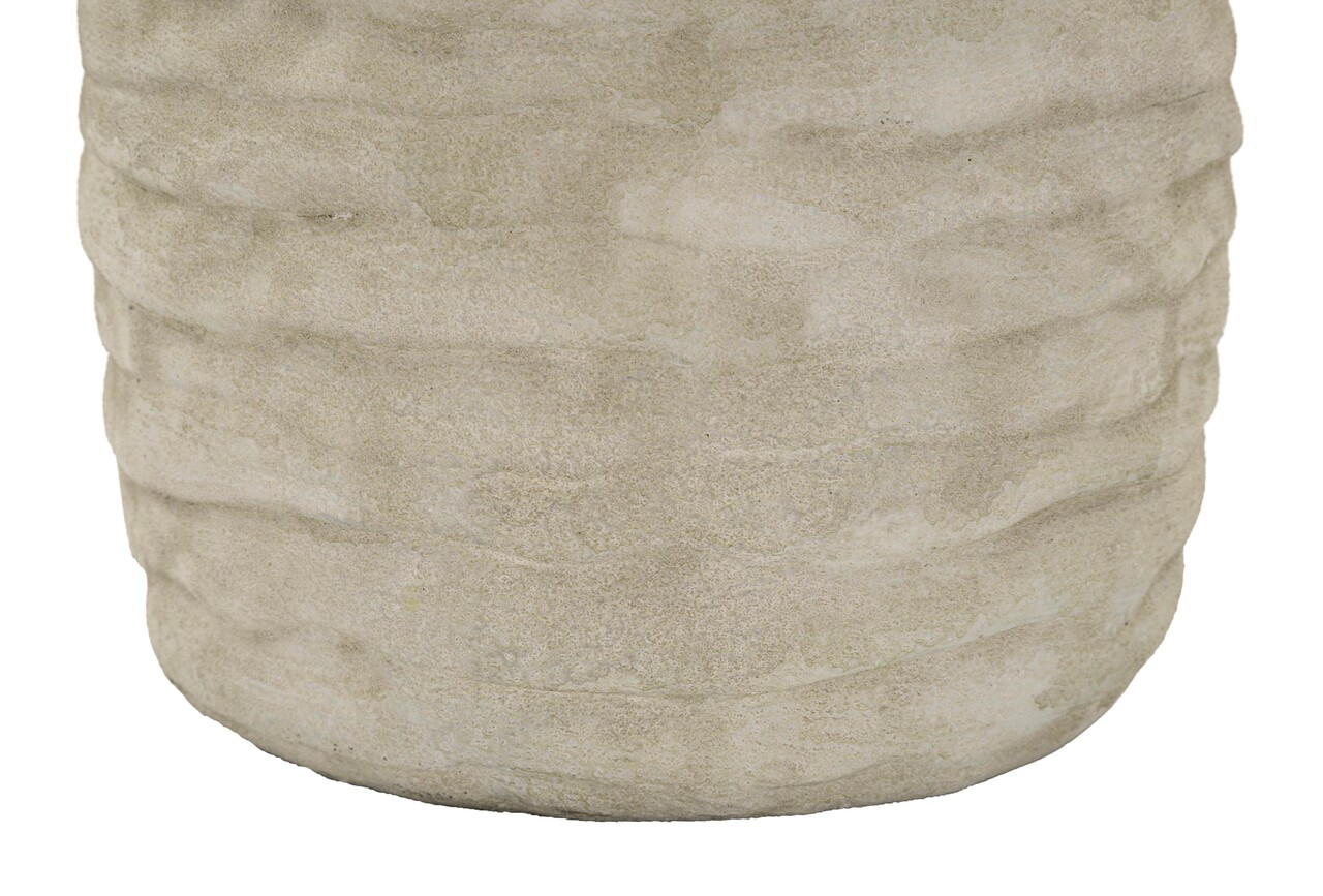Lampa de masa, Mauro Ferretti, Lima, 1 x E27, 40W, 37x73 cm, ceramica, gri/auriu - imagine 2