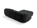 Coltar stanga 3 locuri, Diana-192, Micadoni Home, 294x182x72 cm, catifea structurata, antracit