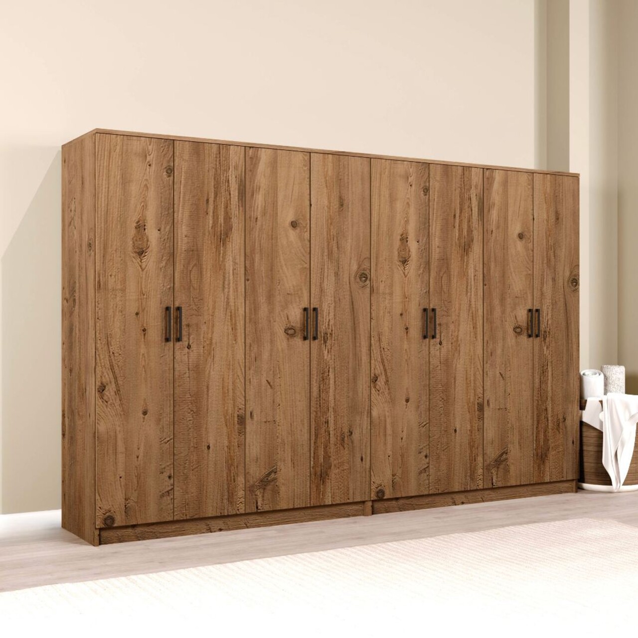 Dulap pentru haine, Miwood, Kardelen 1600-121, Maro - 1 | YEO