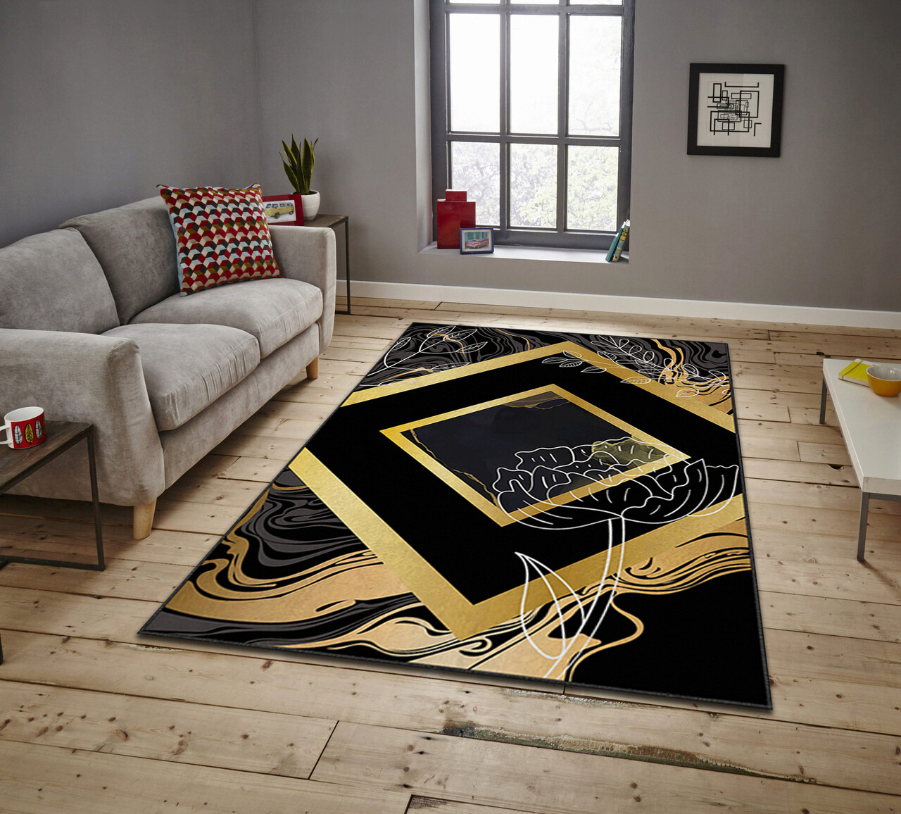 Covor ASR CRPT-72  160x230 cm Poliester Multicolor